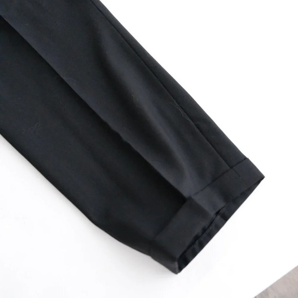 S.Cohen 100%  Wool Double Button Black Matching Suit Size 46R - Picture 9 of 16